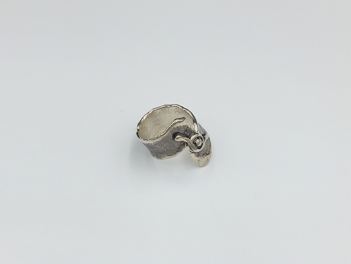 oxidized silver ring