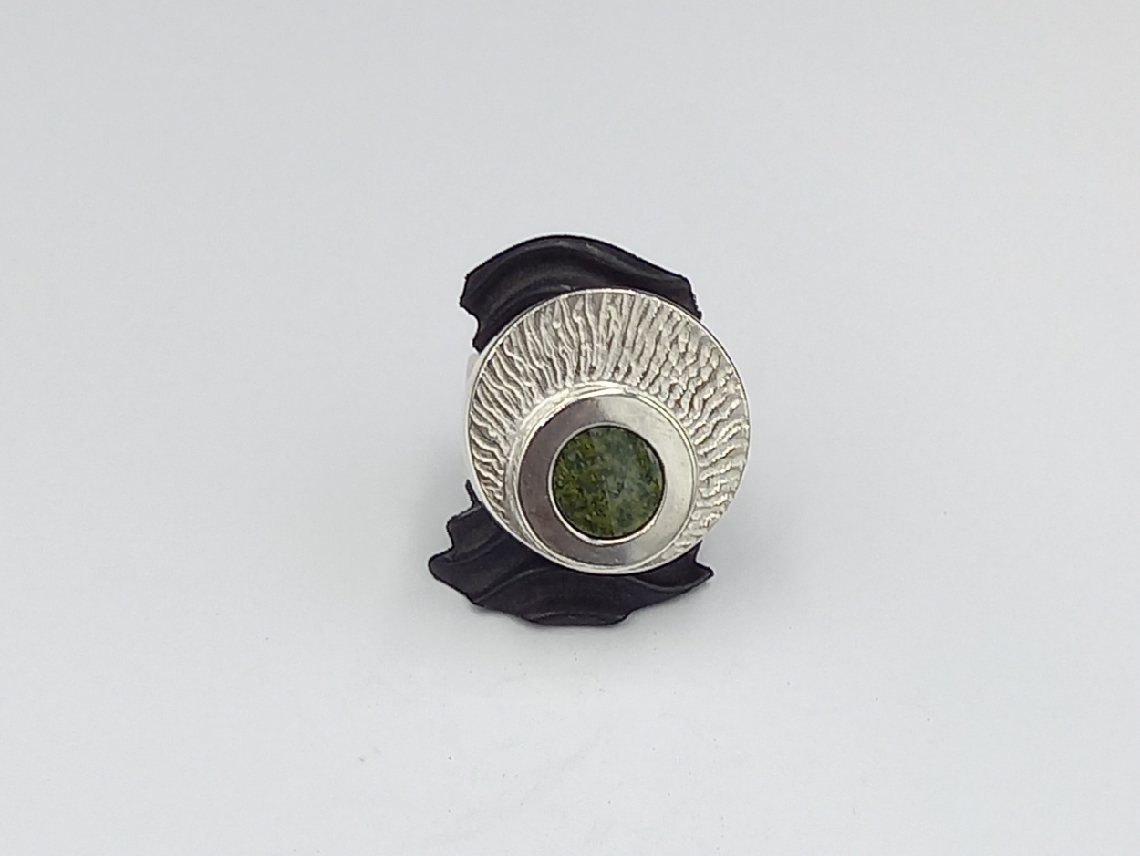 Silver Ring with Agate stone
