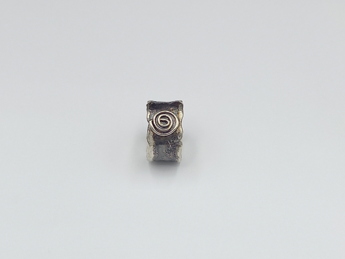 oxidized silver ring