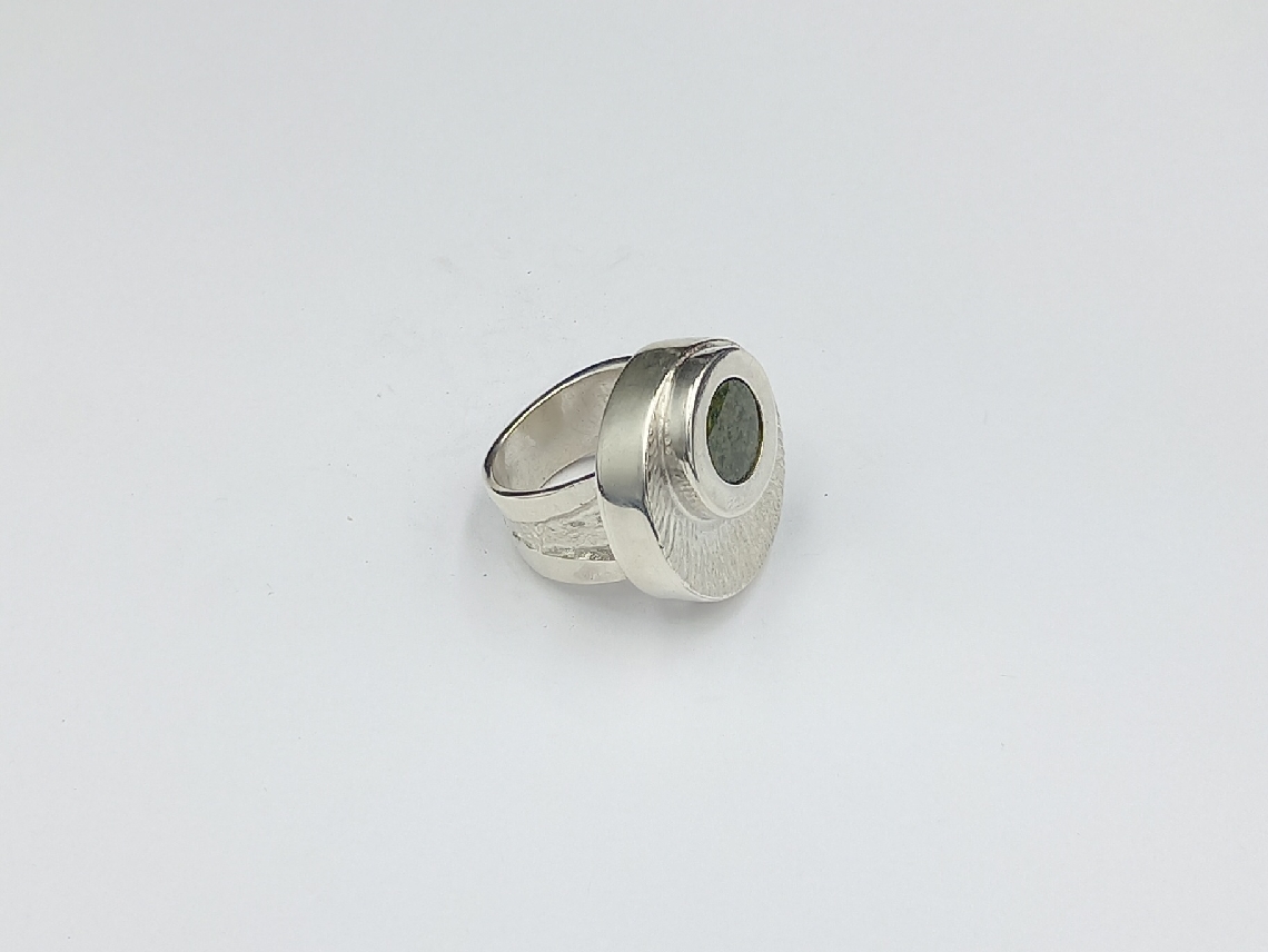 Silver Ring with Agate stone