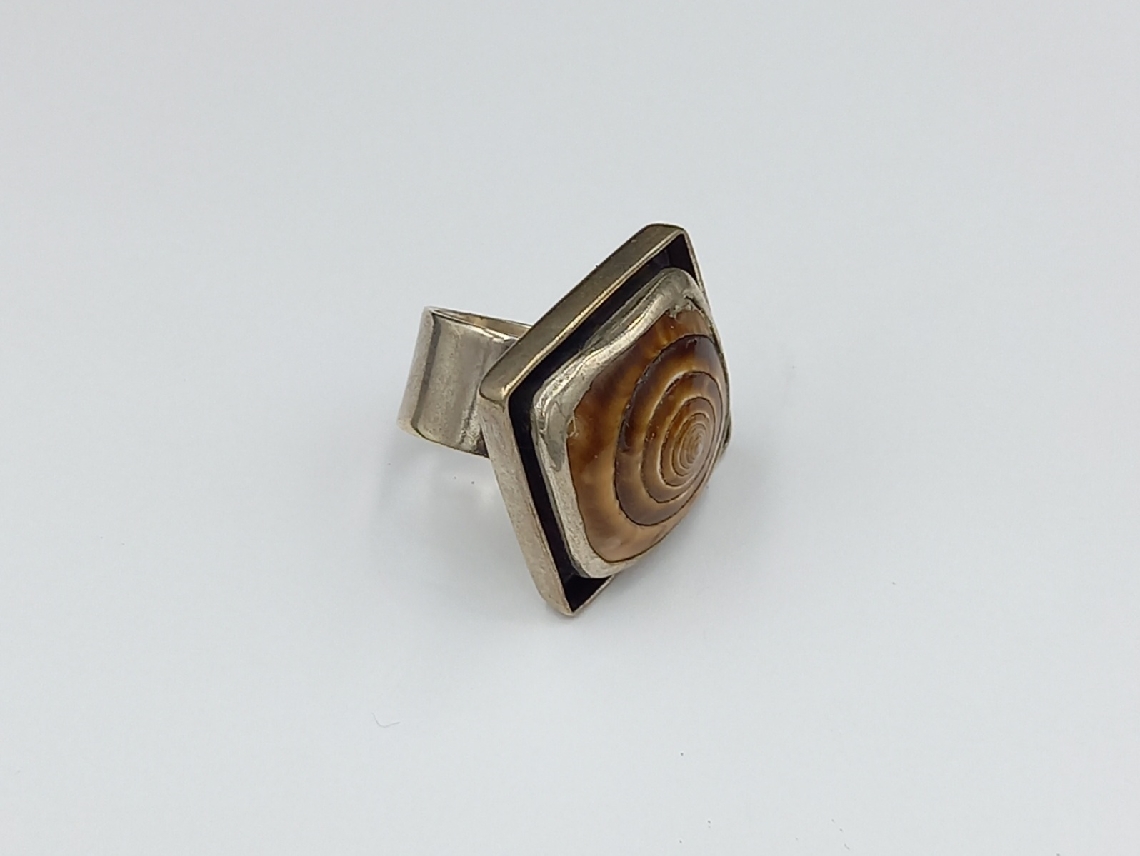 Silver Shell Ring